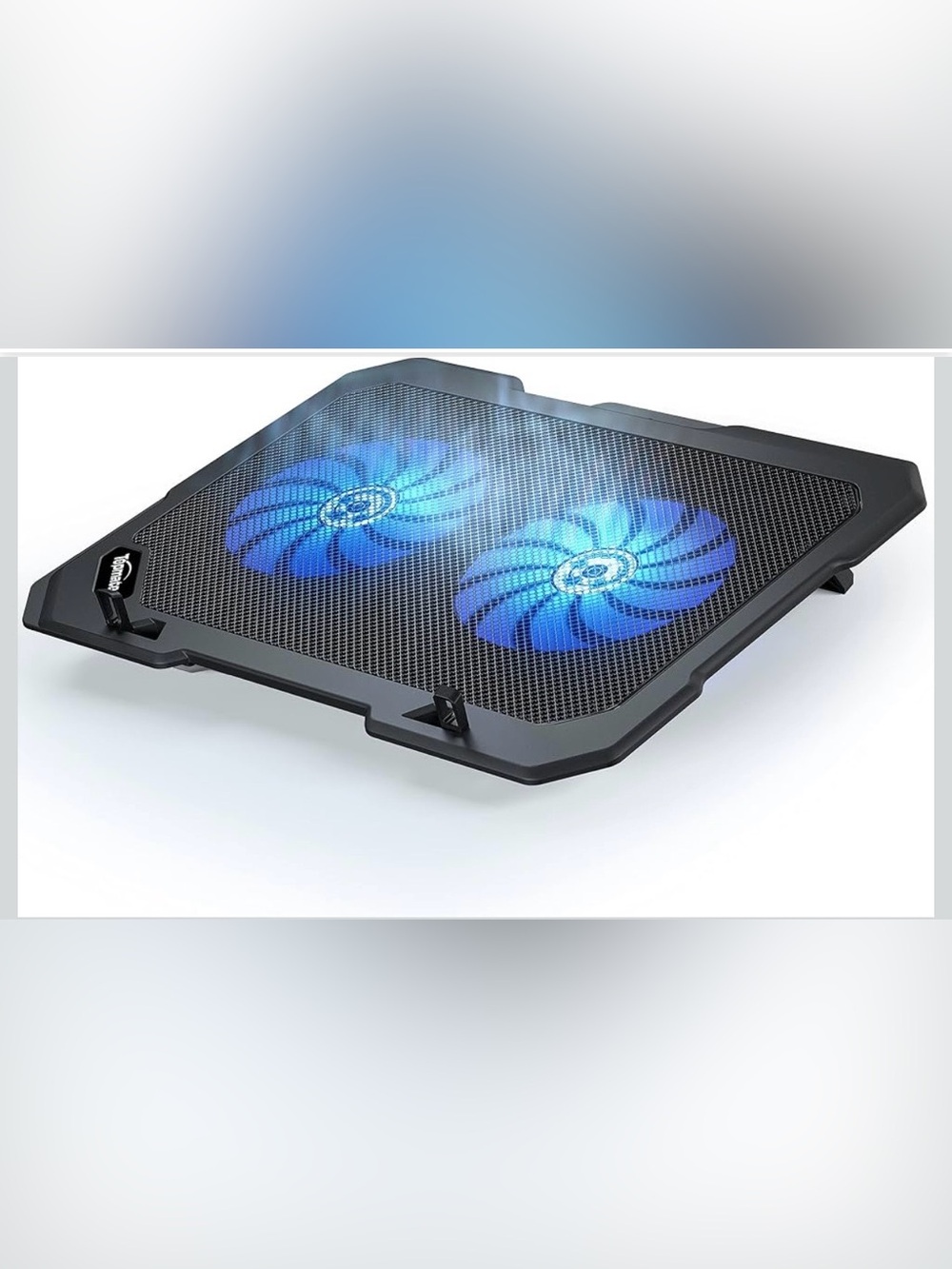 Gaming Laptop Cooling Pad with Dual Blue LED Fans